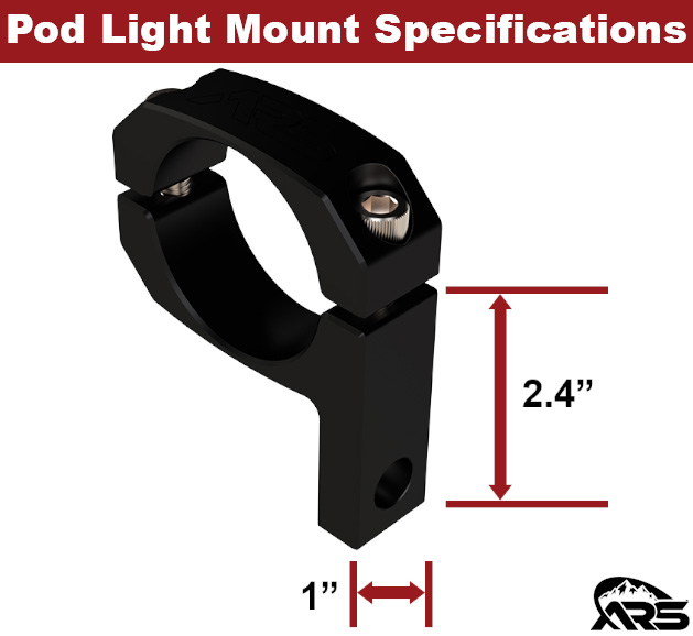 Wide Pod Light Mount Specifications