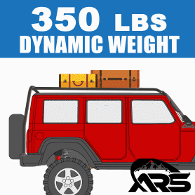 ARS JL Wrangler Rack Dynamic Weight 350lbs