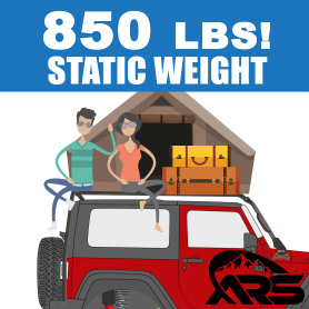 ARS JL Wrangler Rack Static Weight