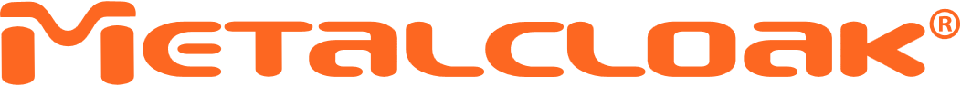 metalcloak logo text orange