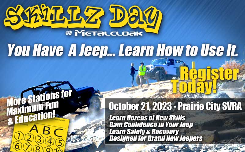 Metalcloak Skillz Day Jeep Training How to Use Your Jeep