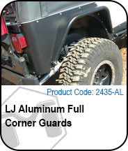 LJ Aluminum Full Corner Guards