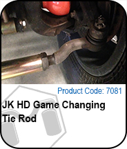 JK HD Game Changing Tie Rod