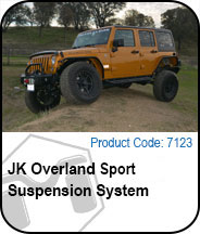 jk overland sport suspension system