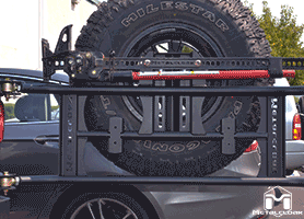 Acessories Mounted to Tub Mount Tire Carrier