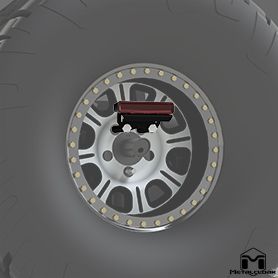 JL Wrangler Spare Tire Third Brake Light Mount