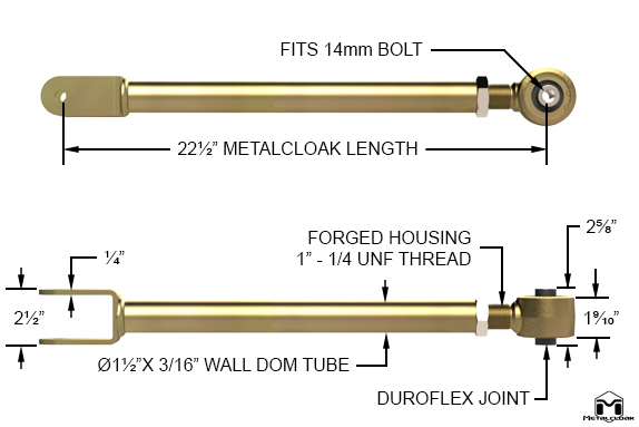 JK Upper Front Duroflex Control Arm