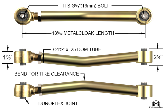 Ram Front Lower Duroflex Control Arm