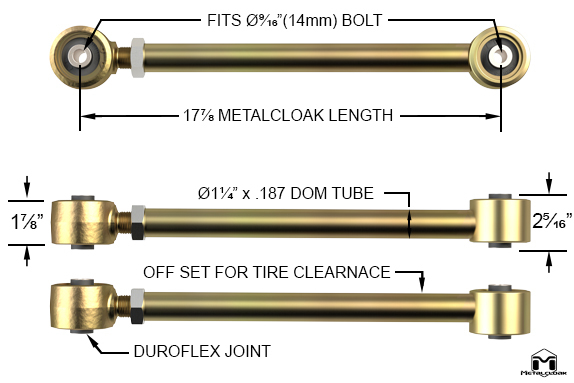  Ram Upper Front Duroflex Control Arm