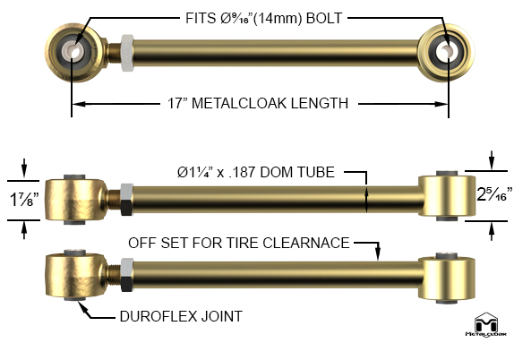  Ram Upper Front Duroflex Control Arm