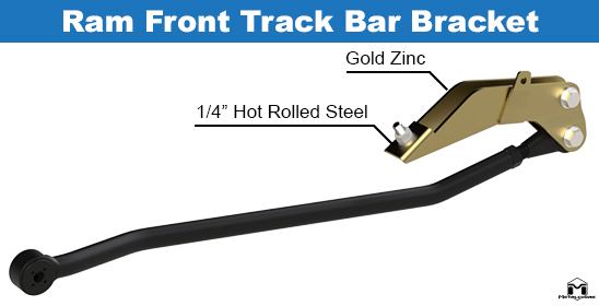 Ram 2500 Front Track Bar Bracket Specifications