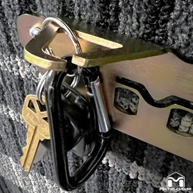 A Set of Keys on the Wall Mount Hanger