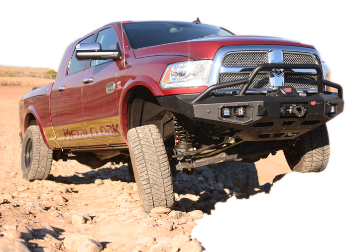 Lifted Ram Truck with 4.5 Suspension System from Metalcloak